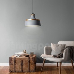 Nordic Macaron 1 Light Round Modern Contemporary Chandelier