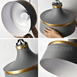 Nordic Macaron 1 Light Round Modern Contemporary Chandelier