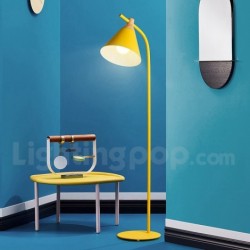 Nordic Macaron Wood Modern Contemporary Floor Lamp