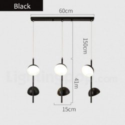 Modern Contemporary Nordic 3 Light Chandelier