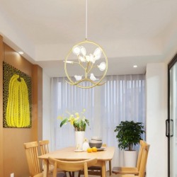 Nordic Modern Contemporary 3 Light Chandelier