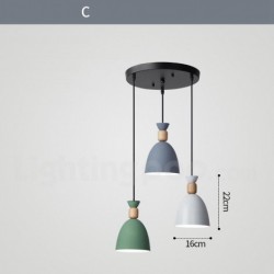 European 3 Light Modern Contemporary Chandelier