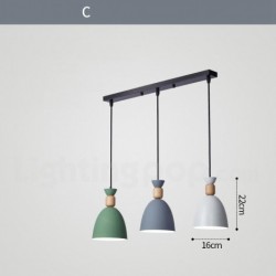 European 3 Light Modern Contemporary Chandelier