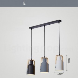 European 3 Light Modern Contemporary Chandelier