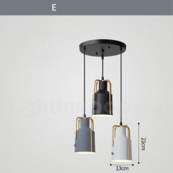 European 3 Light Modern Contemporary Chandelier