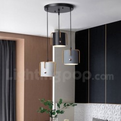 European 3 Light Modern Contemporary Chandelier