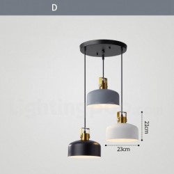 European 3 Light Modern Contemporary Chandelier