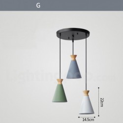 European 3 Light Modern Contemporary Chandelier