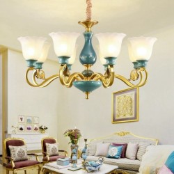 European Macaron Chandelier