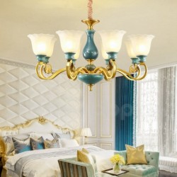 European Macaron Chandelier