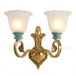 European American Pure Brass Wall Light