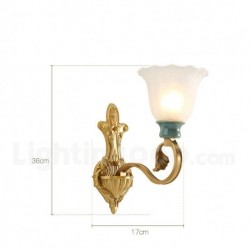 European American Pure Brass Wall Light