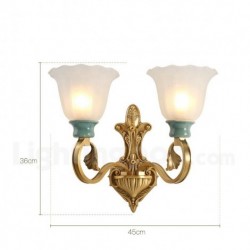 European American Pure Brass Wall Light