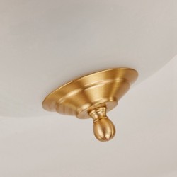 European Pure Brass American Ceiling Light