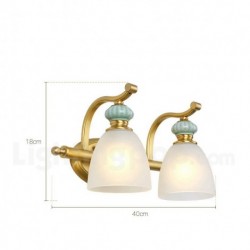 European Pure Brass Wall Light