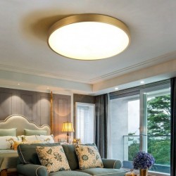 American Pure Brass Round Ceiling Light