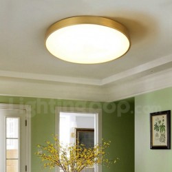 American Pure Brass Round Ceiling Light