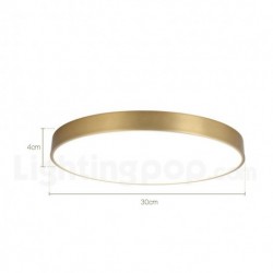 American Pure Brass Round Ceiling Light