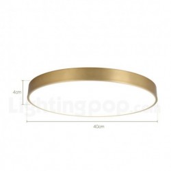 American Pure Brass Round Ceiling Light