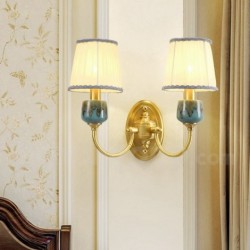 European Modern Contemporary Pure Brass Wall Light