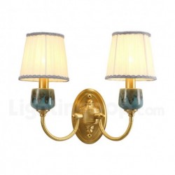 European Modern Contemporary Pure Brass Wall Light