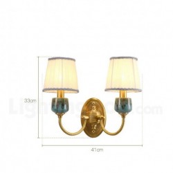 European Modern Contemporary Pure Brass Wall Light