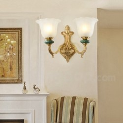 European Pure Brass American Wall Light