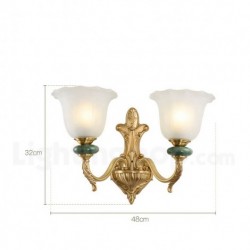 European Pure Brass American Wall Light