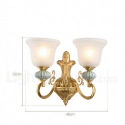 European Pure Brass Wall Light