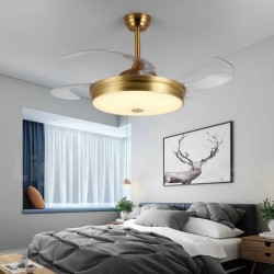 Pure Brass Modern Contemporary Ceiling Fans