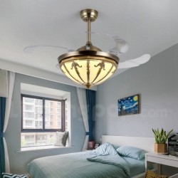 European Pure Brass Ceiling Fans