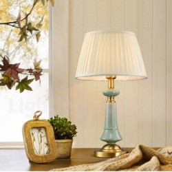 European Pure Brass Ceramics Modern Contemporary Table Lamp