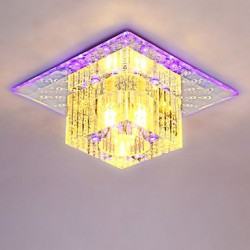 10CM Mini Crystal Ceiling Lamp Spotlight LED SMD 3W Creative Lamp Tube Light Colorful Color Square Dome Light