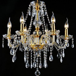 3W Modern/Contemporary / Traditional/Classic Crystal / LED / Bulb Included Electroplated Crystal ChandeliersLiving Room / Bedroom /