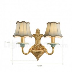 European Pure Brass Modern Contemporary Wall Light