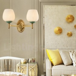 European Pure Brass Rustic / Lodge Modern Contemporary Wall Light