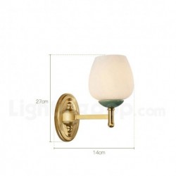 European Pure Brass Rustic / Lodge Modern Contemporary Wall Light