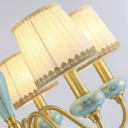 American Pure Brass Retro European Chandelier