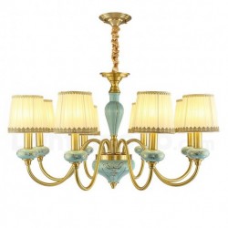 American Pure Brass Retro European Chandelier