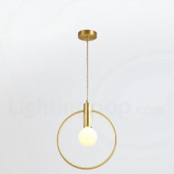Nordic Pure Brass 1 Light Mini Pendant Light