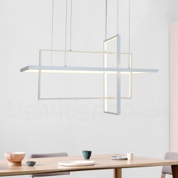 Dimmable Modern LED Three Rectangles Pendant Light with Remote Control