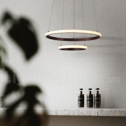 Modern Dimmable Outside LED Light the Circles Rings Pendant Light with Remote Control