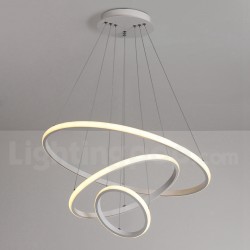 Modern Dimmable Outside LED Light the Circles Rings Pendant Light with Remote Control