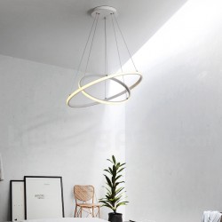 Modern Dimmable Outside LED Light the Circles Rings Pendant Light with Remote Control