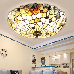 The Mediterranean Sea Shells Absorb Dome Light Rural Bedroom Chimney 60 Cm In Diameter