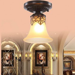 16*22CM Europe Type Style Rural Classical Absorb Dome Light LED Lamp