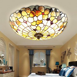 The Mediterranean Sea Shells Absorb Dome Light Rural Bedroom Chimney 50 Cm In Diameter