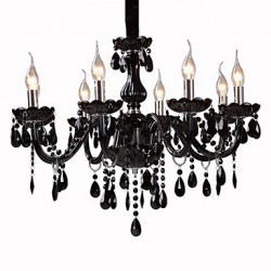 Max 40W Modern/Contemporary Crystal Electroplated Chandeliers Living Room