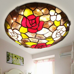 Mediterranean Sweet Children Bedroom, Dining-Room Absorb Dome Light Rose 50 Cm in Diameter