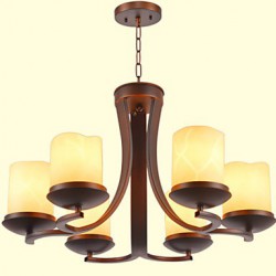 5 Traditional/Classic / Retro Mini Style Painting Metal Chandeliers Living Room / Bedroom / Dining Room